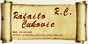 Rafailo Ćuković vizit kartica